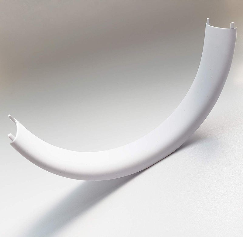 GGZZ Solo3 Replacement Top Headband Rubber Cushion Pad Repair Parts Compatible with Beats by Dr. Dre Solo 3.0 Solo 2.0 Wireless Headphones White - Image 1
